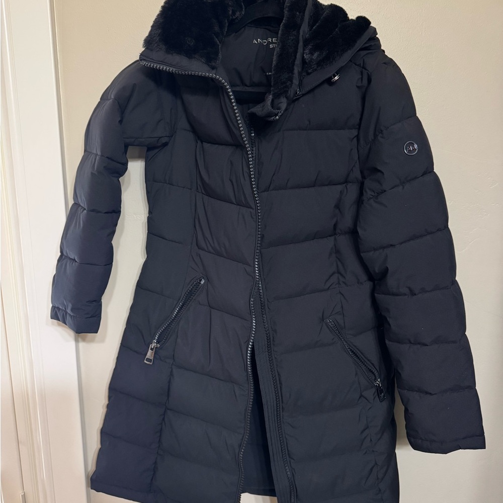 Andrew Marc Women's Black Puffer Jacket